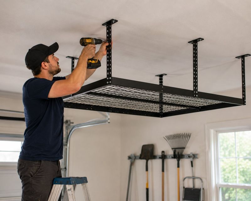 Garage Tool Rack Installation in Silver Spring, MD