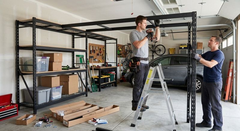 Garage Tool Rack Installation in Raleigh, NC